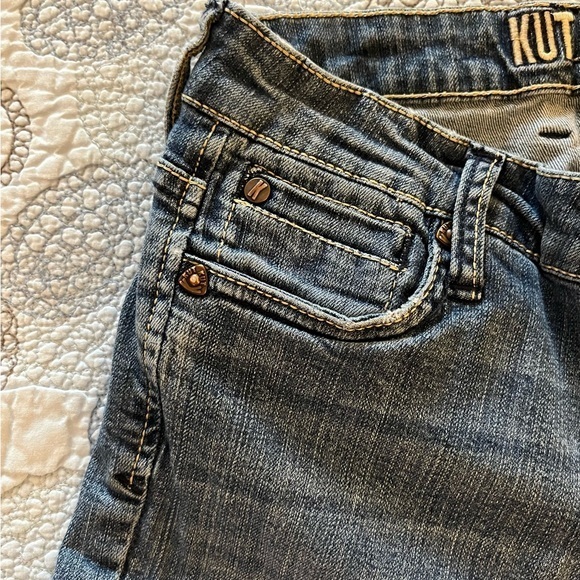 Kut from the Kloth Straight‎ Leg Skinny Jeans Size 2 - Picture 3 of 16